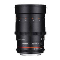 New Samyang 135mm T2.2 ED UMC VDSLR Cine Lens for Nikon (1 YEAR AU WARRANTY + PRIORITY DELIVERY)